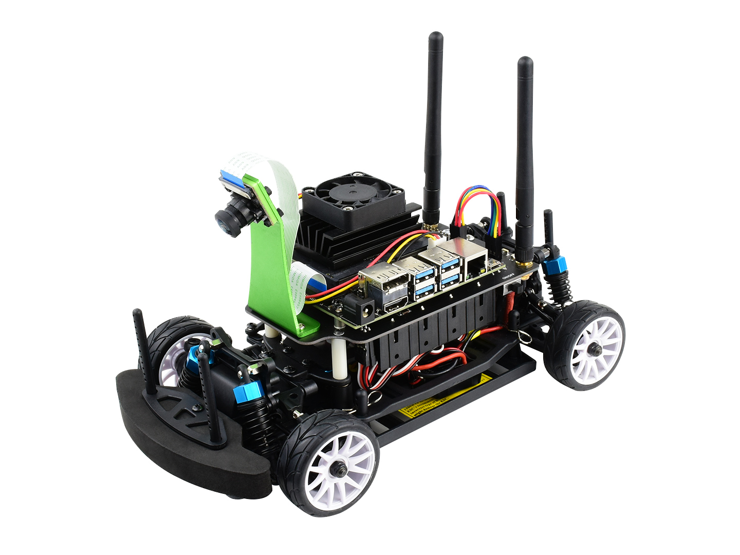 JetRacer Pro AI Kit, Hochgeschwindigkeits-AI-Rennroboter, angetrieben von Jetson Nano (NICHT enthalten), Pro-Version