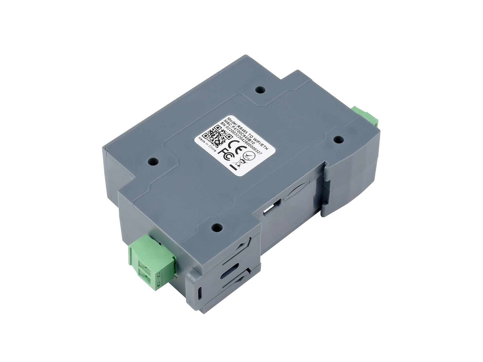 Schiene-Montierter Serieller Server, RS485 zu WIFI/Ethernet-Modul, Modbus MQTT-Gateway