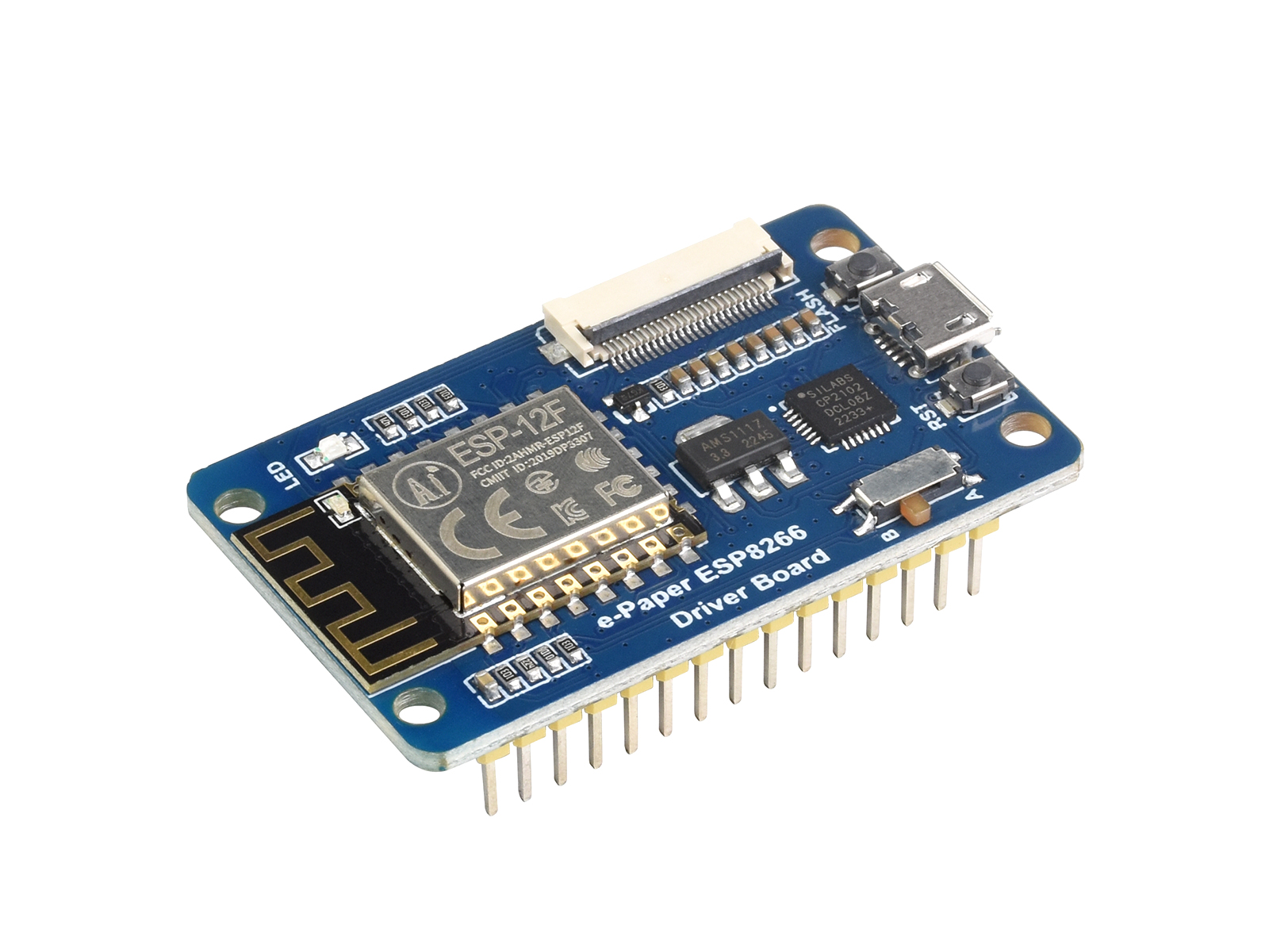 Universelle e-Paper Rohpanel-Treiberplatine, ESP8266 WiFi Drahtlos