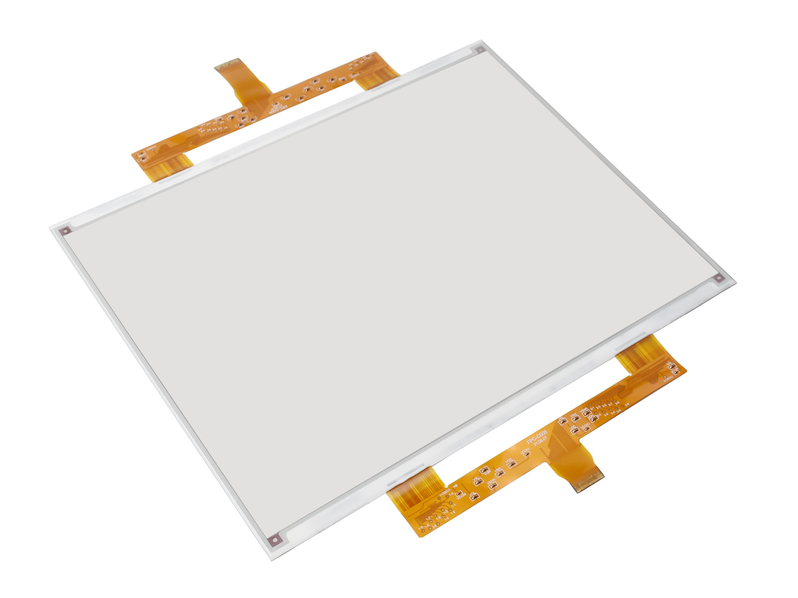 1304×984, 12,48-Zoll E-Ink-Rohdisplay, rot/schwarz/weiß dreifarbig
