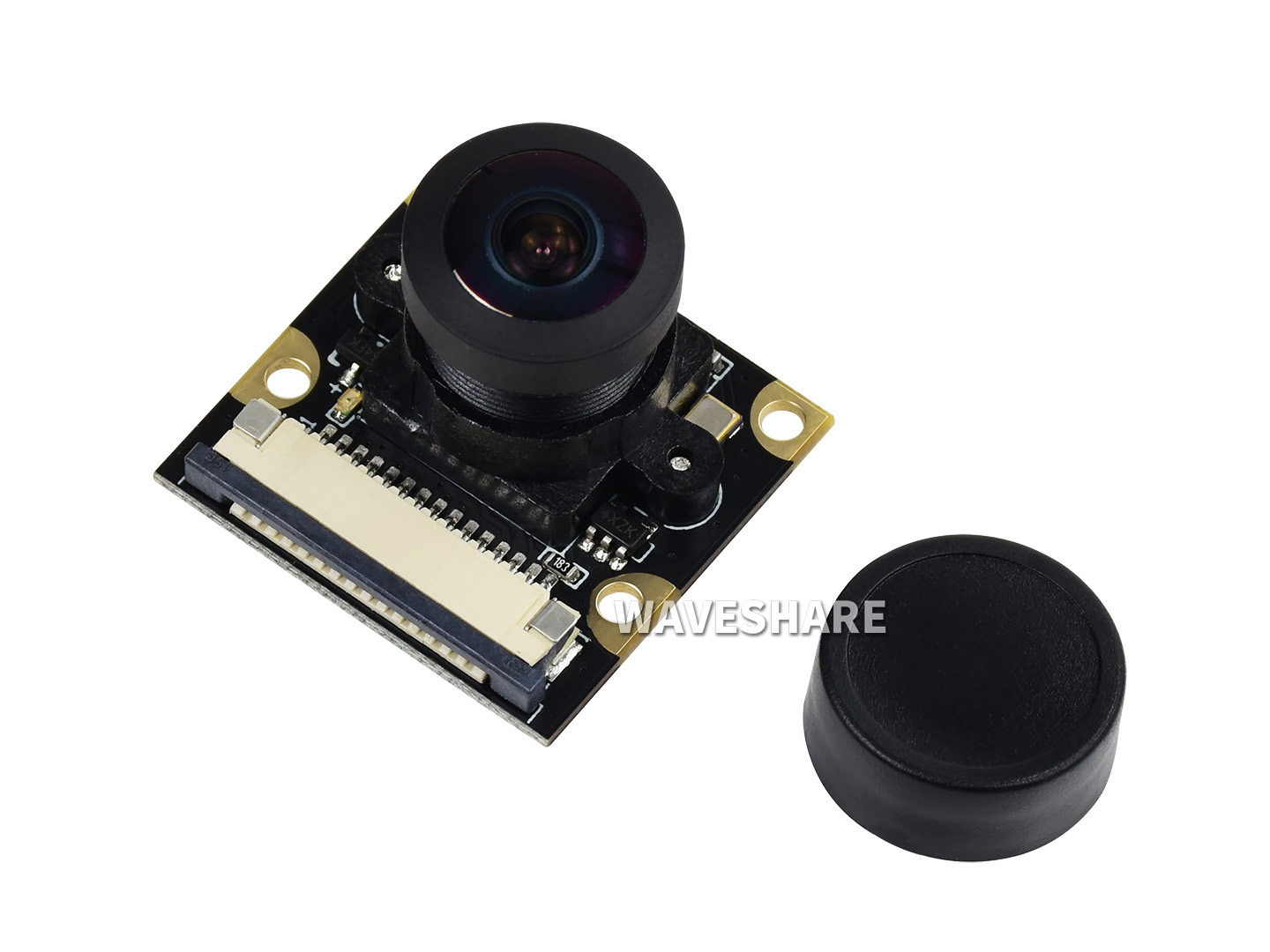 RPi Kamera (I) für Raspberry Pi, OV5647, 5MP, einstellbarer Fokus, Fischaugenobjektiv