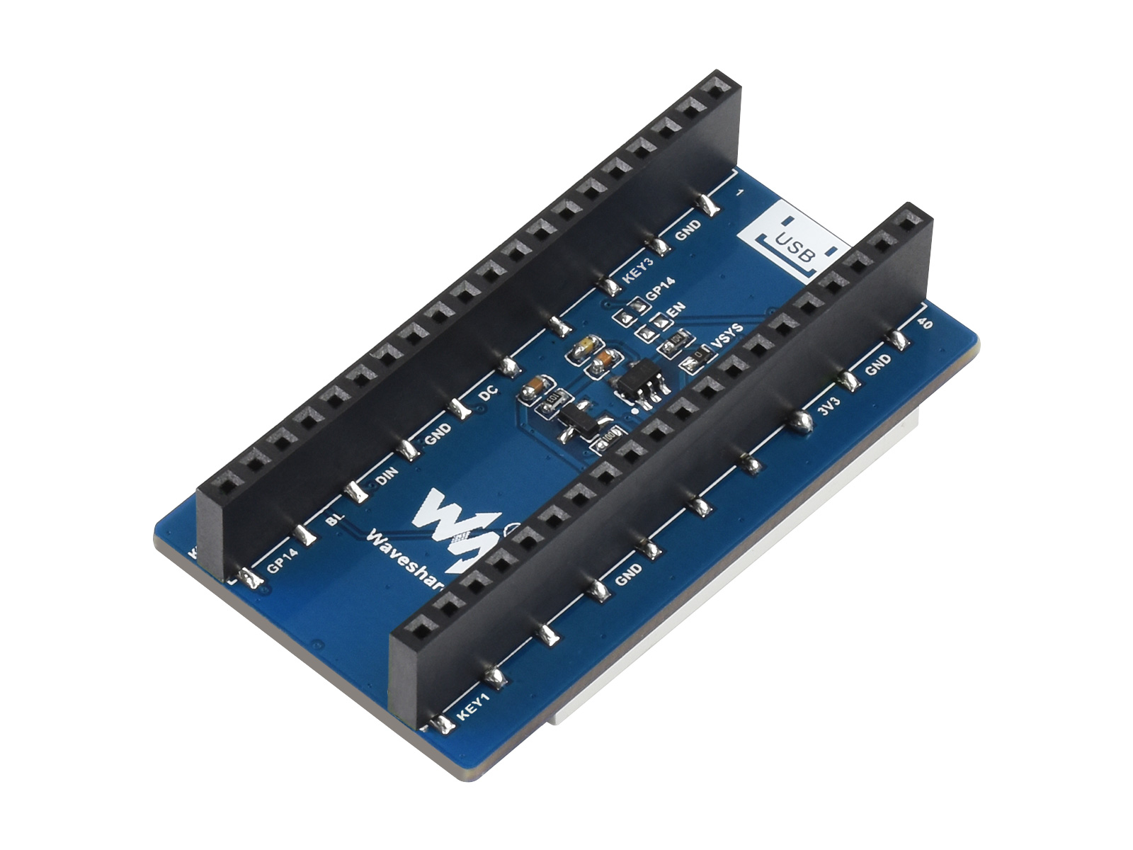 1,44-Zoll-LCD-Displaymodul für Raspberry Pi Pico, 65K Farben, 128×128, SPI