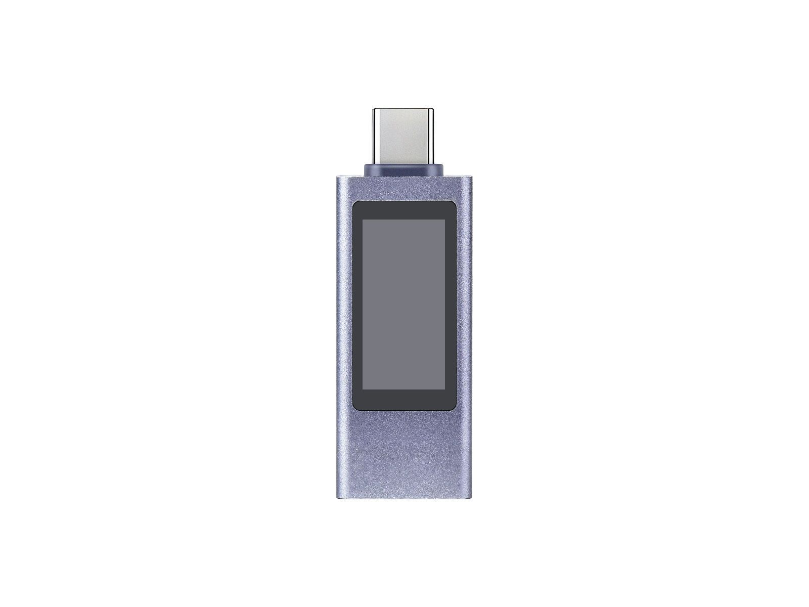 0,96-Zoll USB-C-Strommessgerät, integrierte Type-C-Anschlüsse, unterstützt Datenspeicherung bei Stromausfall und Echtzeit-Statusüberwachung, tragbar & leicht