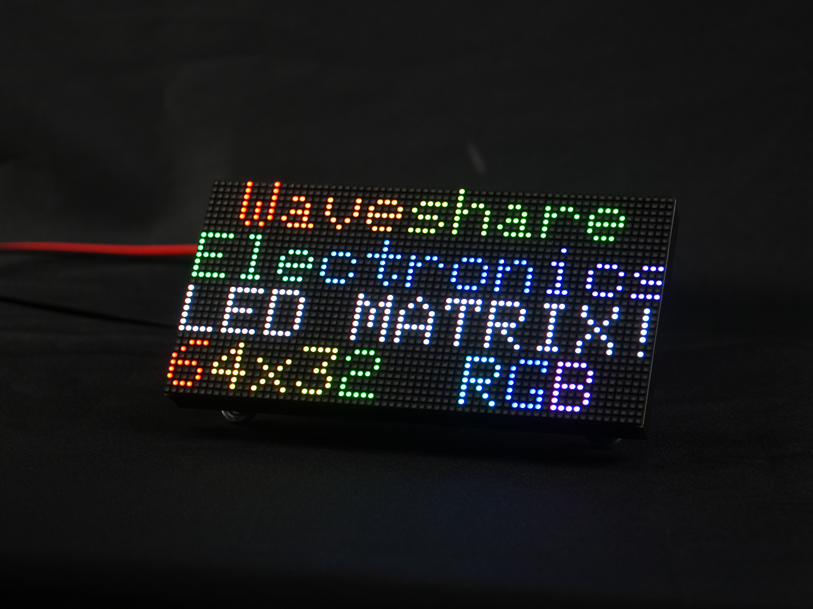 RGB-Vollfarb-LED-Matrix-Panel, 2,5 mm Pixelabstand, 64 × 32 Pixel, einstellbare Helligkeit, Optionen für Standardversion / GOB-Version