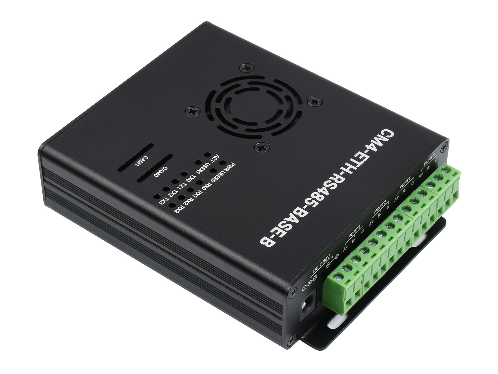 Dual-ETH-Minicomputer für Raspberry Pi Compute Module 4 (NICHT enthalten), Gigabit-Ethernet, 4CH isoliertes RS485