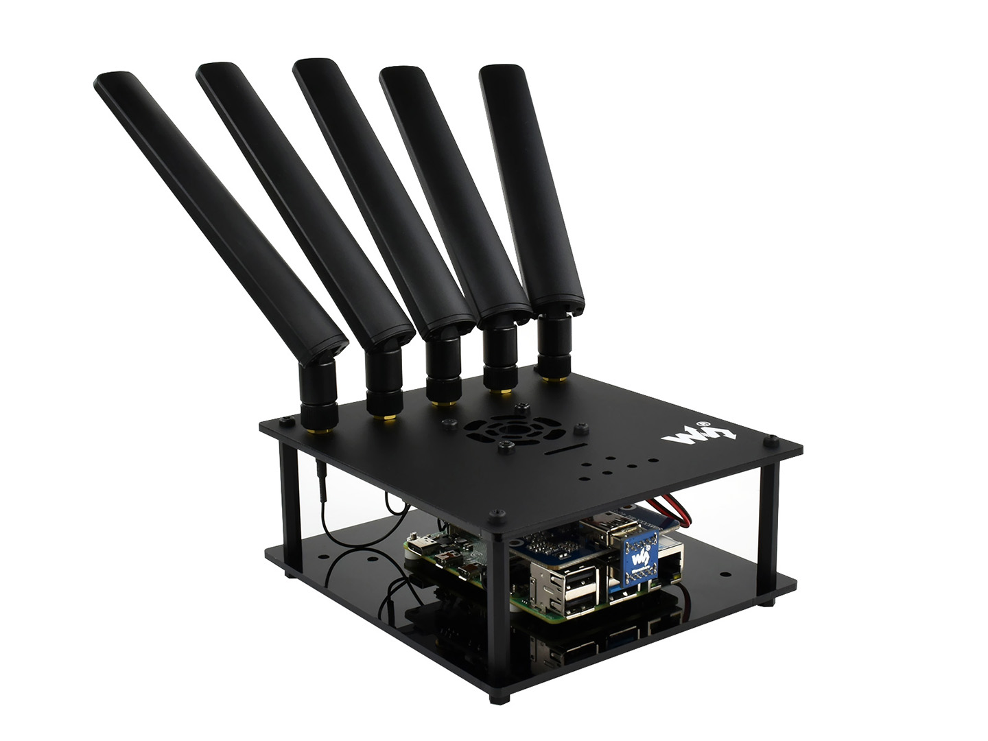 SIM8200EA-M2 5G HAT für Raspberry Pi, 5G/4G/3G-Unterstützung, Snapdragon X55, Multi-Mode Multi-Band
