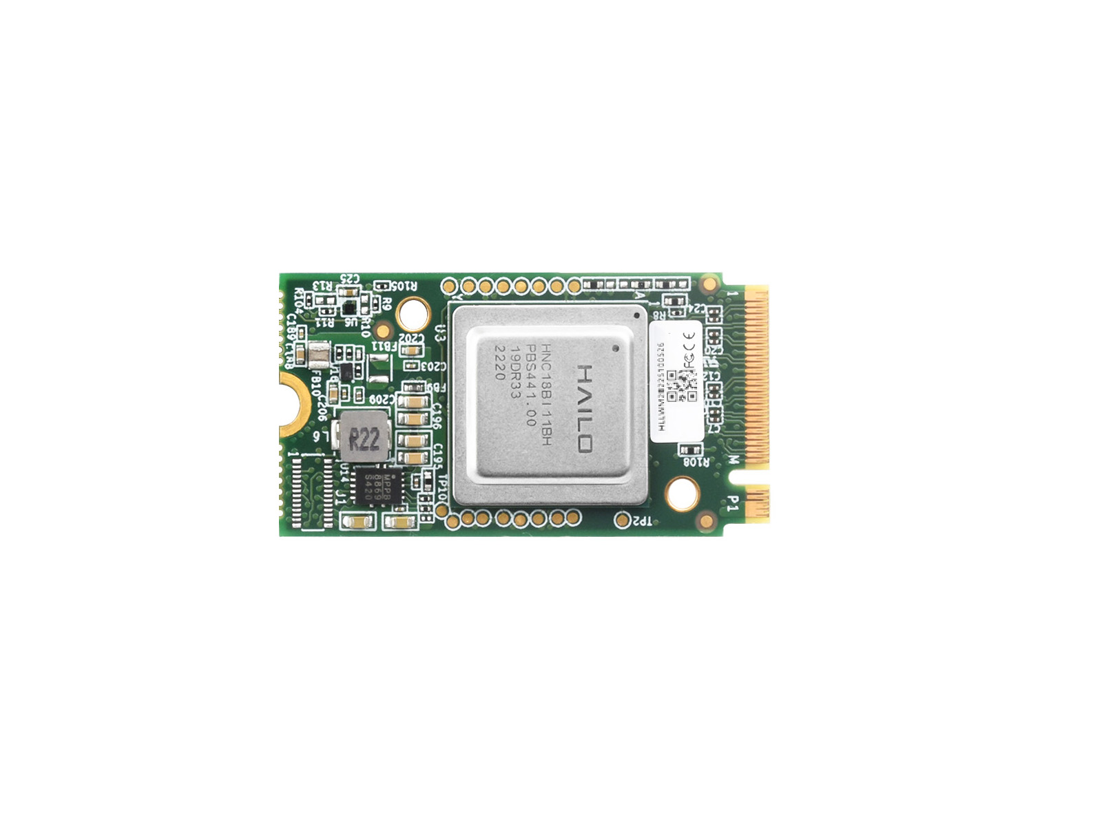 Hailo-8 Acce A, basierend auf dem 26 TOPS Hailo-8 KI-Prozessor, unterstützt Linux/Windows-Systeme, geeignet für Raspberry Pi 5