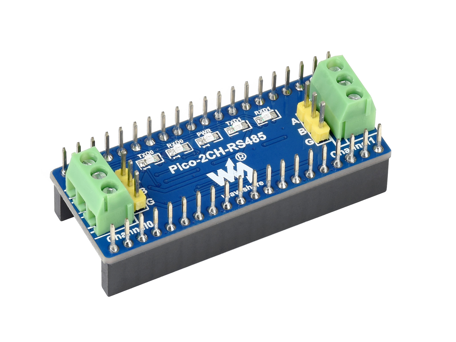 2-Kanal-RS485-Modul für Raspberry Pi Pico, SP3485-Transceiver, UART-zu-RS485
