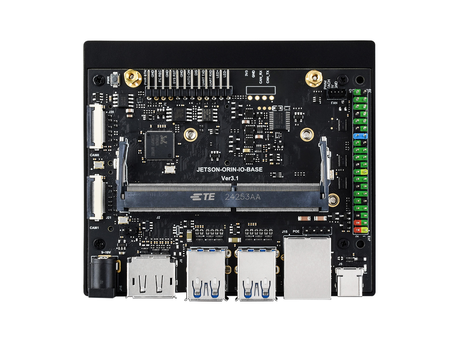Waveshare Orin Nano/NX Basisplatine Basierend auf Jetson Orin Nano und Jetson Orin NX Modul