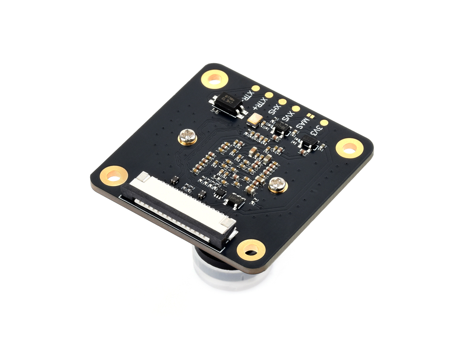 IMX296 1,6 MP M12 Mono-Kamera, Global Shutter, unterstützt Raspberry Pi-Serie-Platinen