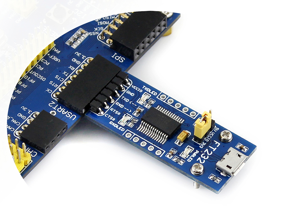 FT232 USB UART-Board (micro), USB-zu-TTL-(UART)-Kommunikationsmodul