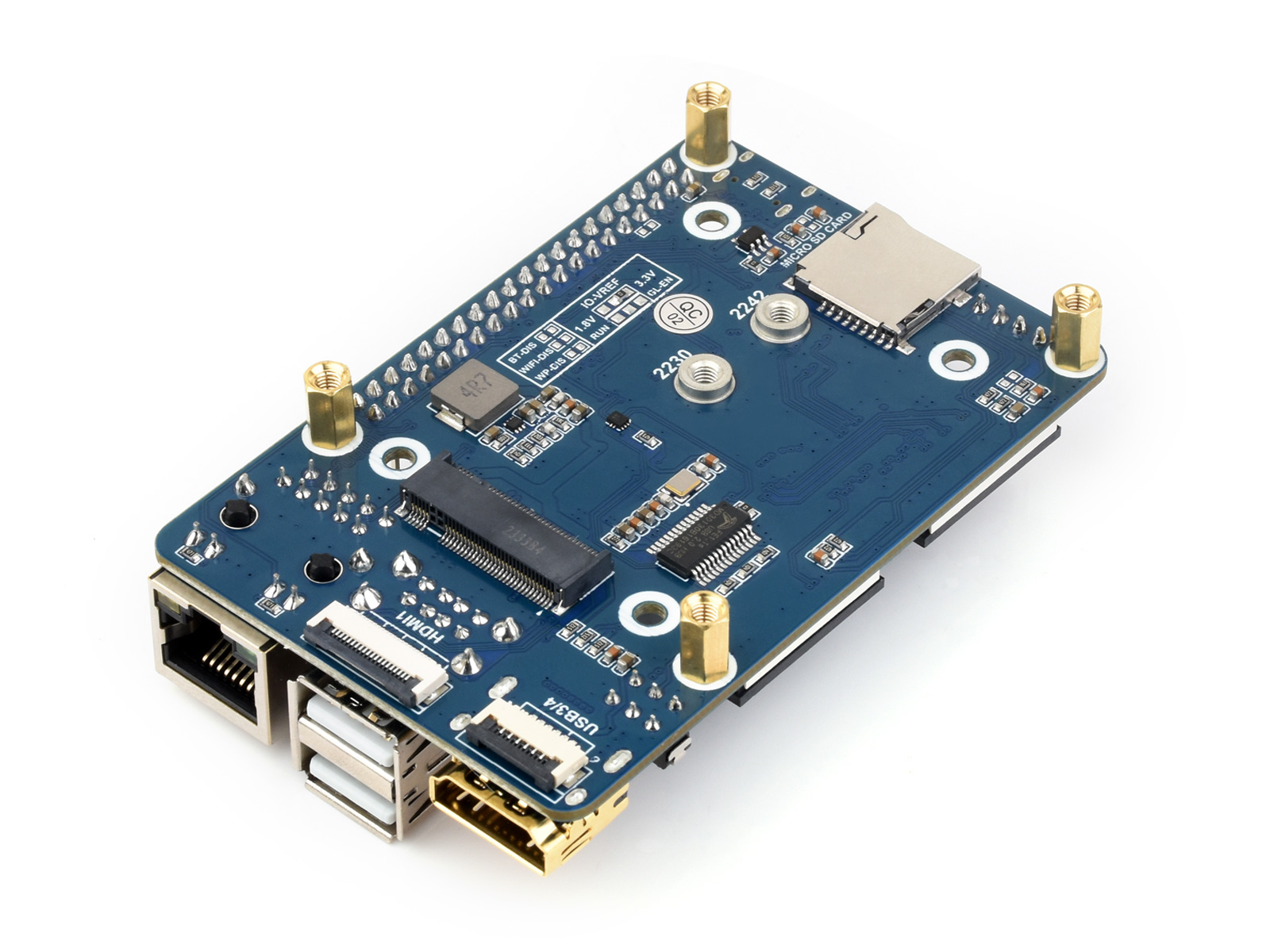 Mini-Grundplatine (A) Entwickelt für Raspberry Pi Compute Module 4