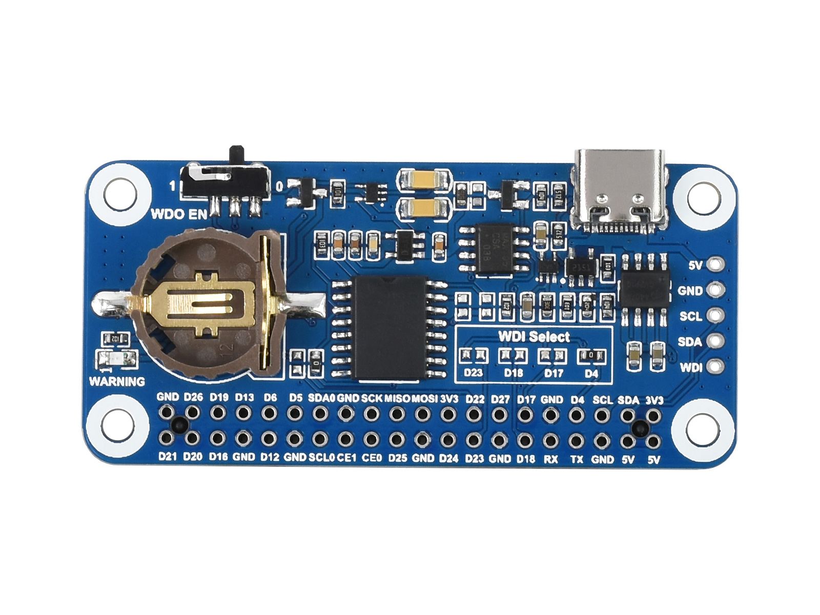 RTC WatchDog HAT für Raspberry Pi, Auto-Reset, Hochpräzise RTC