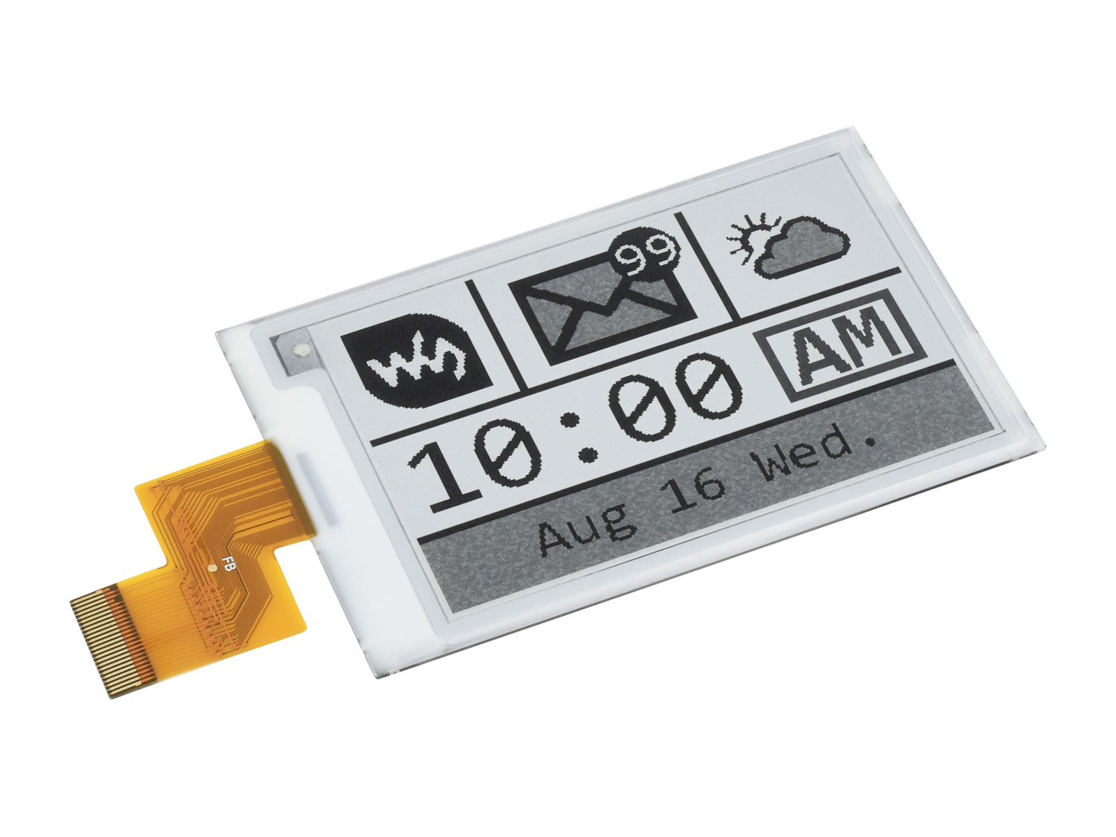 264x176, 2,7-Zoll E-Ink-Rohdisplay