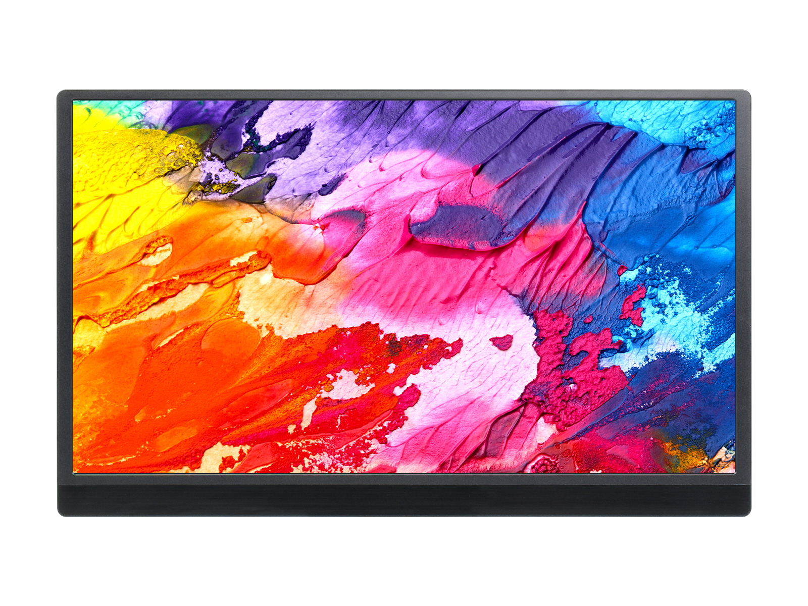 15,6-Zoll-Monitor mit Standfuß, schlankes und leichtes Design, IPS-Bildschirm, 1920 × 1080 Full HD, 100 % sRGB hoher Farbraum