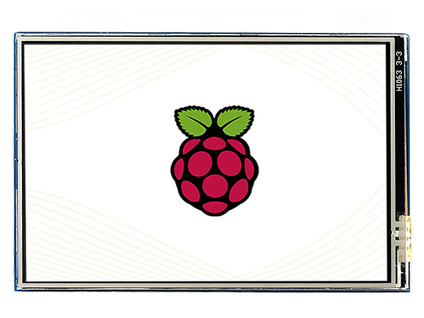 3,5-Zoll-Widerstandstouchdisplay (B) für Raspberry Pi, 480×320, IPS-Bildschirm, SPI