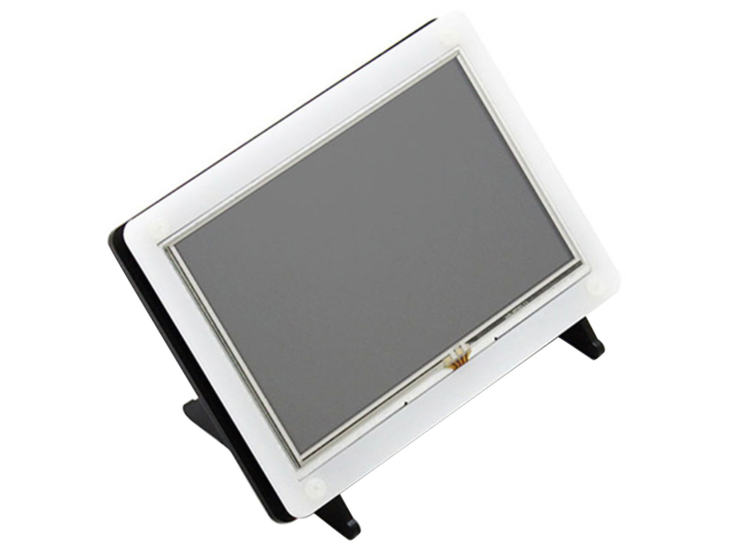 5-Zoll-Widerstandstouchscreen-LCD mit zweifarbigem Gehäuse, 800×480, HDMI, stromsparend