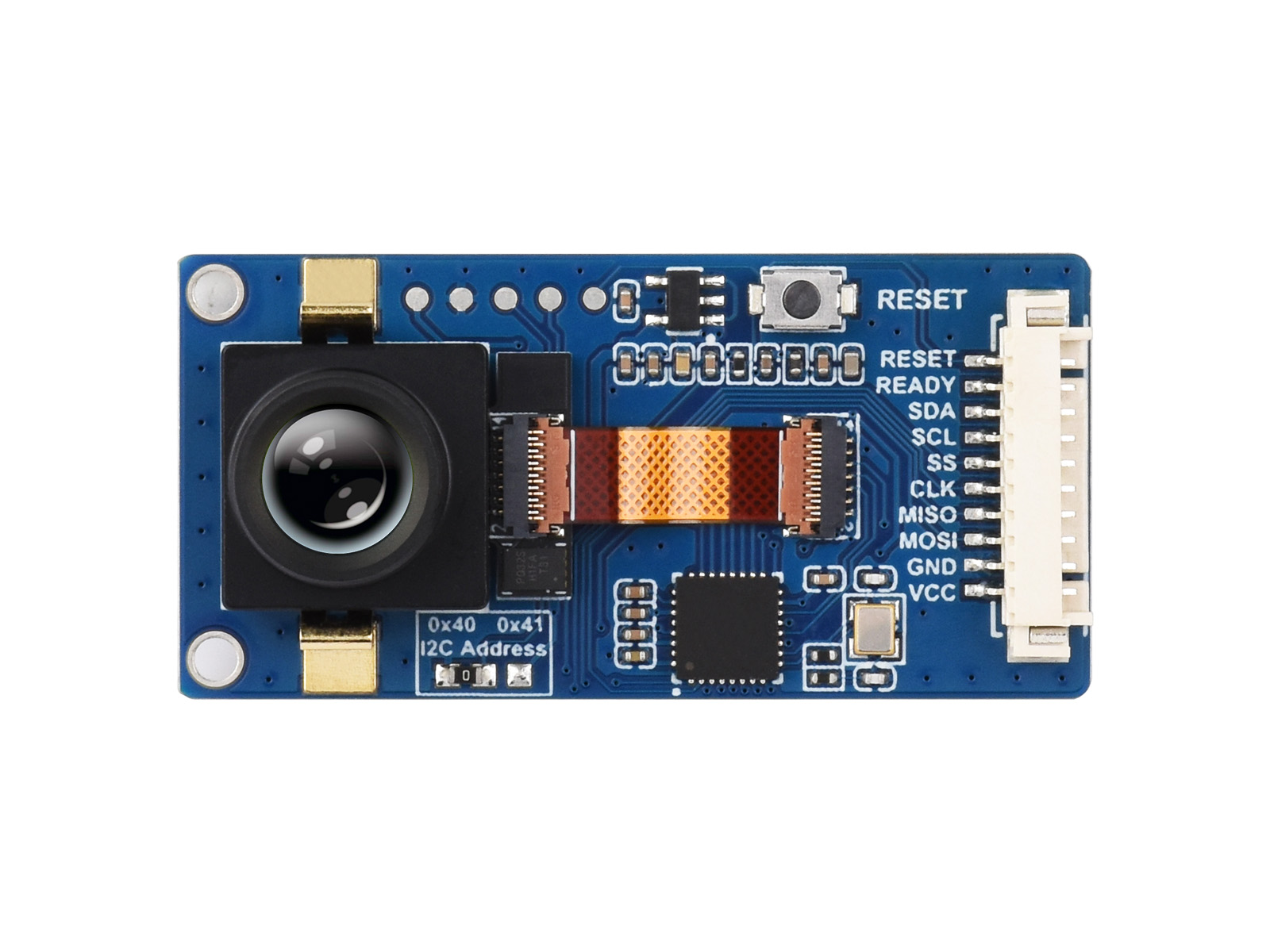Langwelliges IR-Wärmebildkamera-Modul, 80 × 62 Pixel IR-Array, Bewegungserkennung, SPI- und I2C-Schnittstellenkommunikation, geeignet für Raspberry Pi und andere Entwicklung Boards, Optionen für 44° / 90° FOV