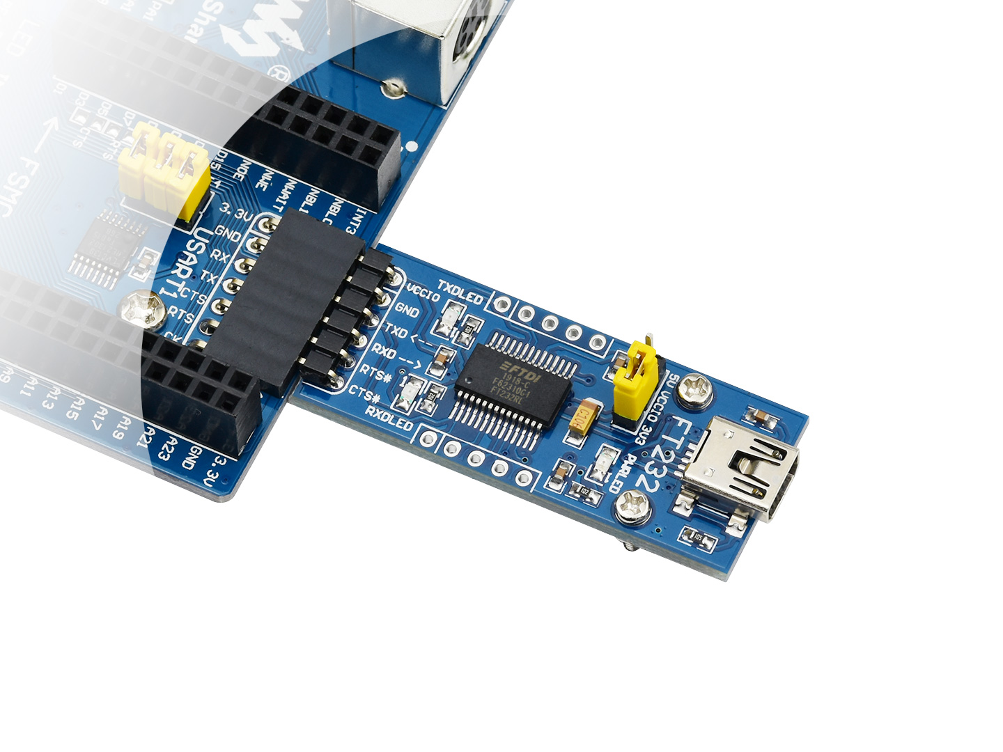 FT232 USB UART-Board (Mini), USB-zu-TTL-(UART)-Kommunikationsmodul