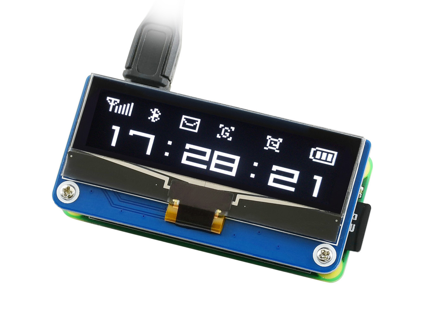 128×32, 2,23 Zoll OLED Display HAT für Raspberry Pi