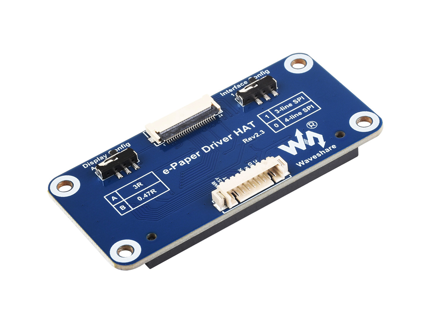 Universaler e-Paper-Rohpanel-Treiber-HAT, unterstützt die meisten Waveshare SPI-e-Paper-Rohpanels