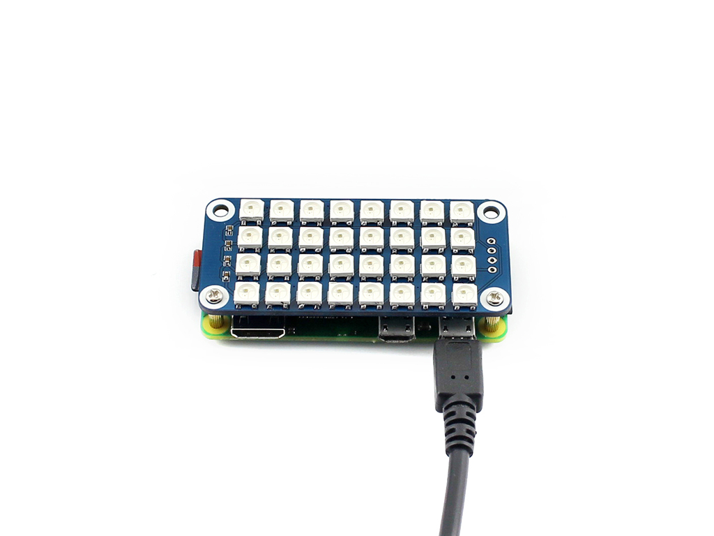 True Color RGB LED HAT für Raspberry Pi, farbenfrohe Anzeige