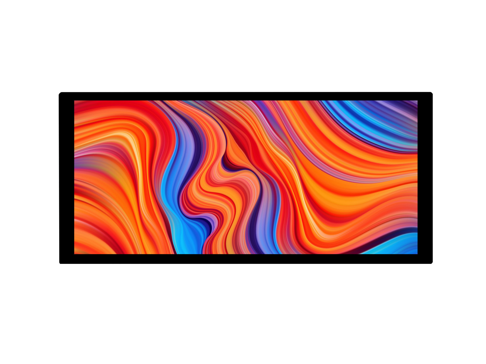 10,4-Zoll-QLED-Quantum-Dot-Display, kapazitives Touchscreen, hohe Helligkeit, 1600×720, optisch gebondete gehärtete Glasplatte, HDMI-Schnittstelle