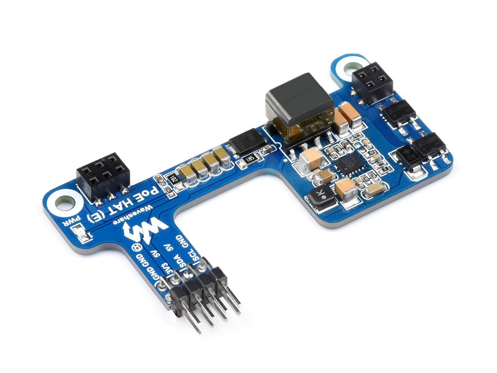 Power over Ethernet HAT (E) für Raspberry Pi 3B+/4B, 802.3af-konform