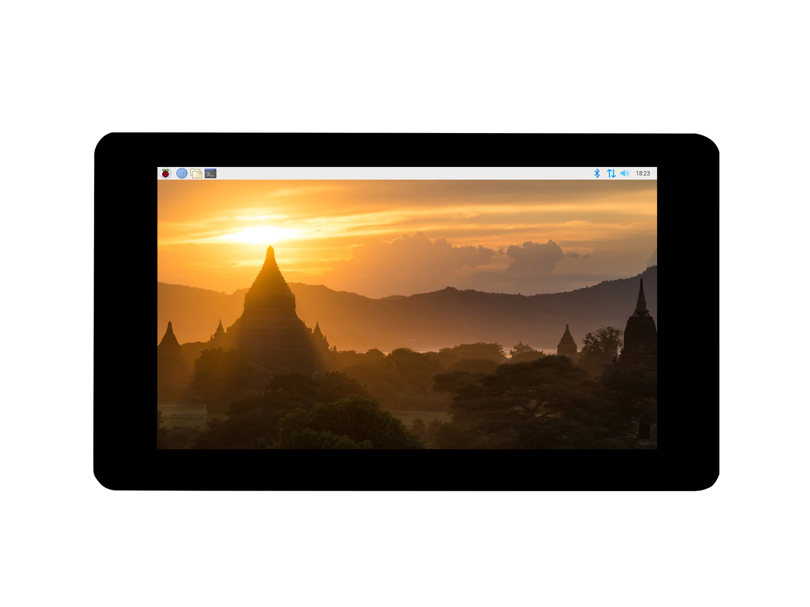 7-Zoll kapazitiver Touch-IPS-Bildschirm für Raspberry Pi, DSI-Schnittstelle, 1024×600