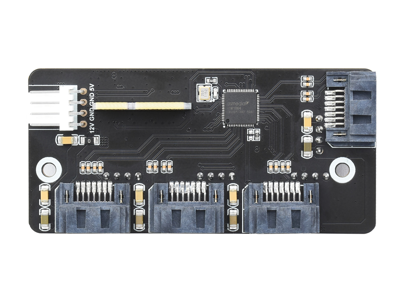 PCIe-zu-4-Kanal-SATA-3.0-Expander, 6 Gbit/s Hochgeschwindigkeits-SATA-Schnittstelle, unterstützt CM4