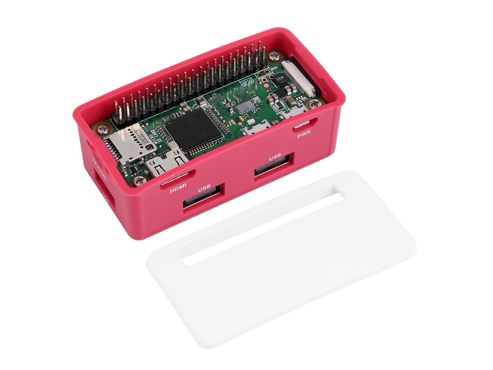 USB-HUB-BOX für Raspberry Pi Zero Serie, 4x USB 2.0-Anschlüsse