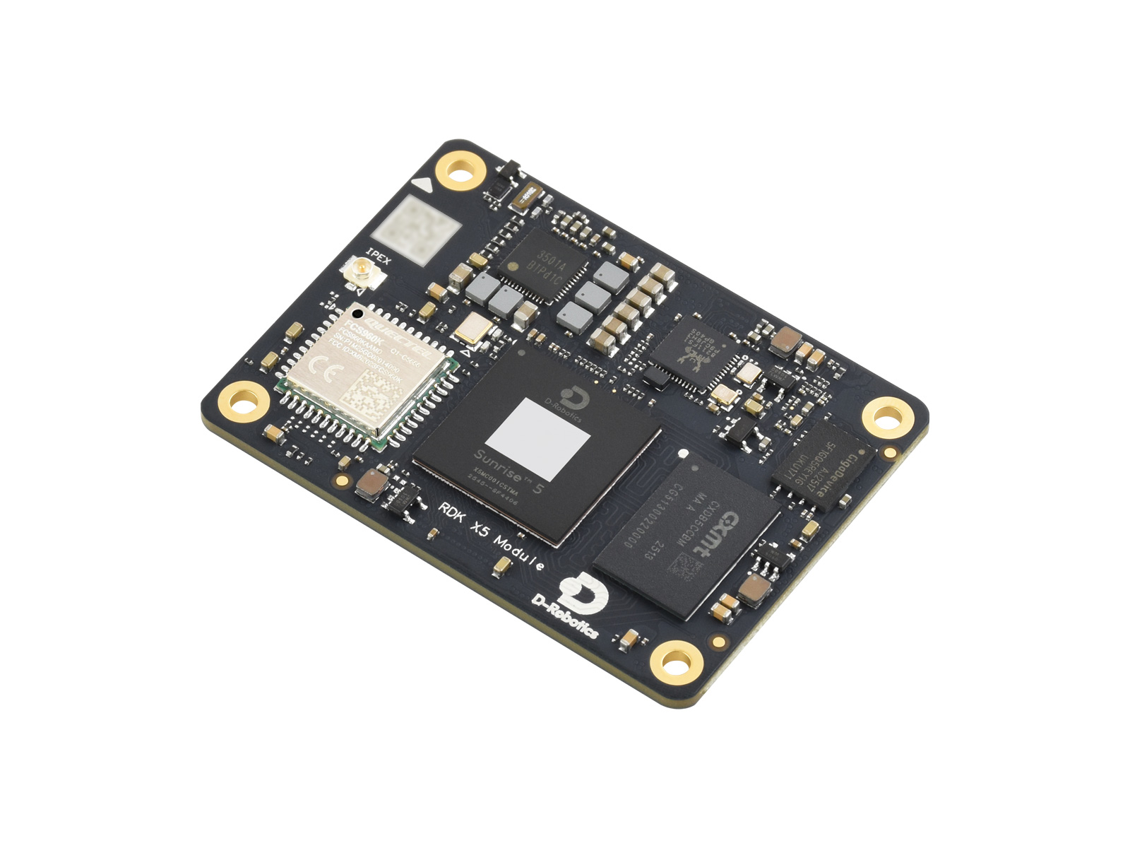 D-Robotics RDK X5 KI-Modul, 10 TOPS Rechenleistung, integrierter Octa-Core Cortex A55 CPU, Optionen für Wireless / RAM / eMMC