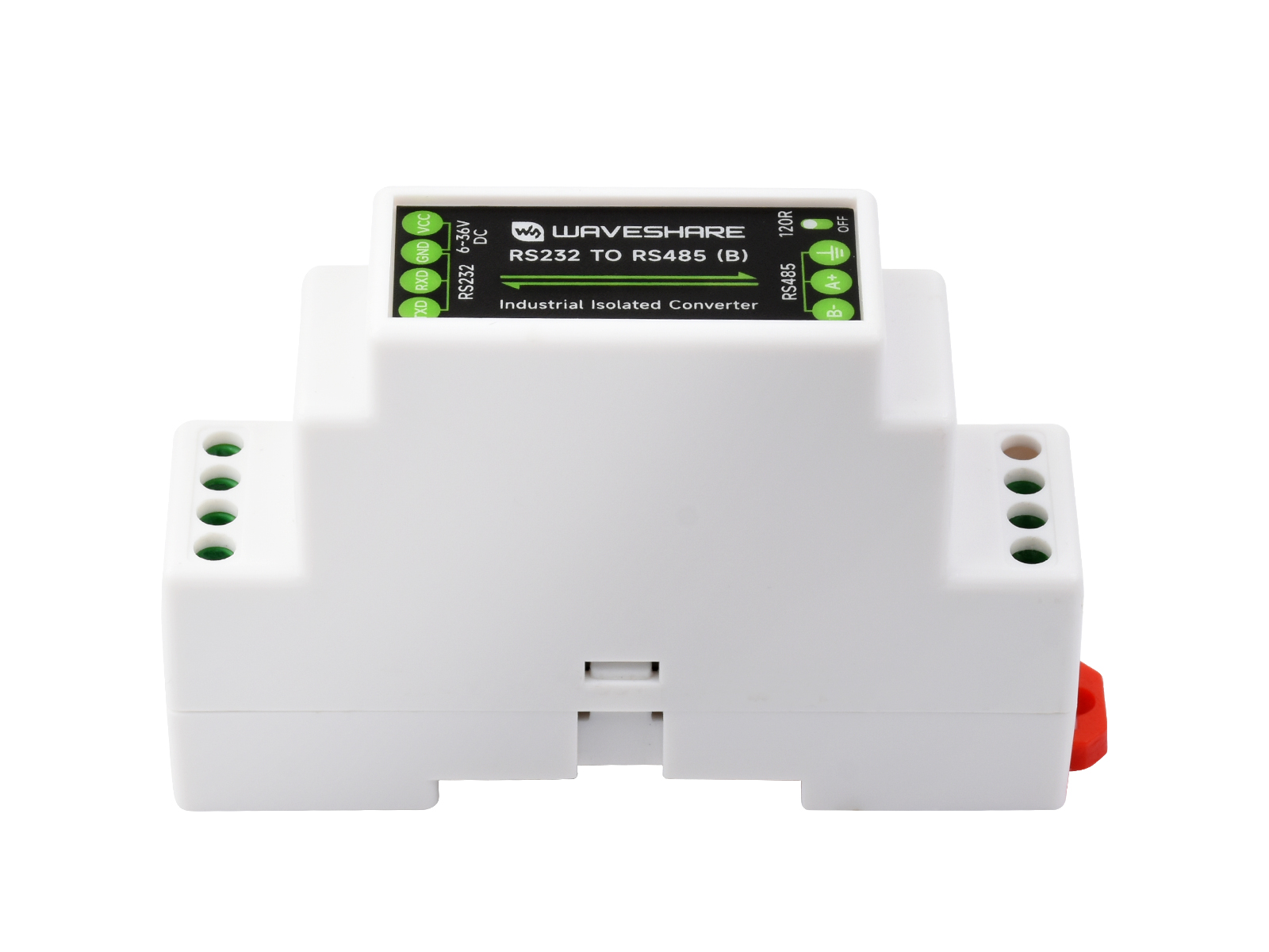 RS232-zu-RS485-Konverter, aktiver digitaler Isolator, Hutschienenmontage, 600W Blitzschutz & Überspannungsschutz, Multi-Isolationsschutz