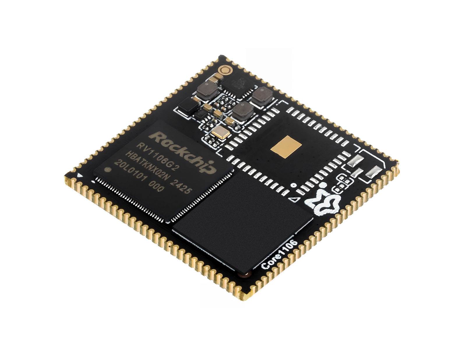 Luckfox Core1106 Kernplatine basierend auf Rockchip RV1106-Chip, 8 GB eMMC, integriert ARM Cortex-A7/RISC-V MCU/NPU/ISP-Prozessoren