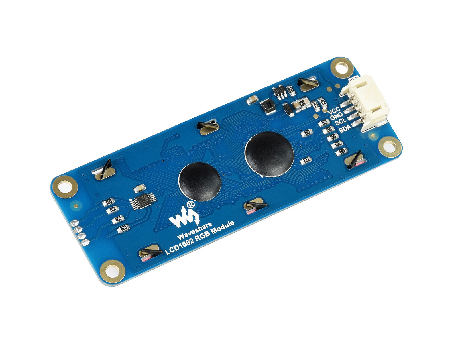 LCD1602 RGB-Modul, 16x2 Zeichen LCD, RGB-Hintergrundbeleuchtung, 3,3V/5V, I2C-Bus