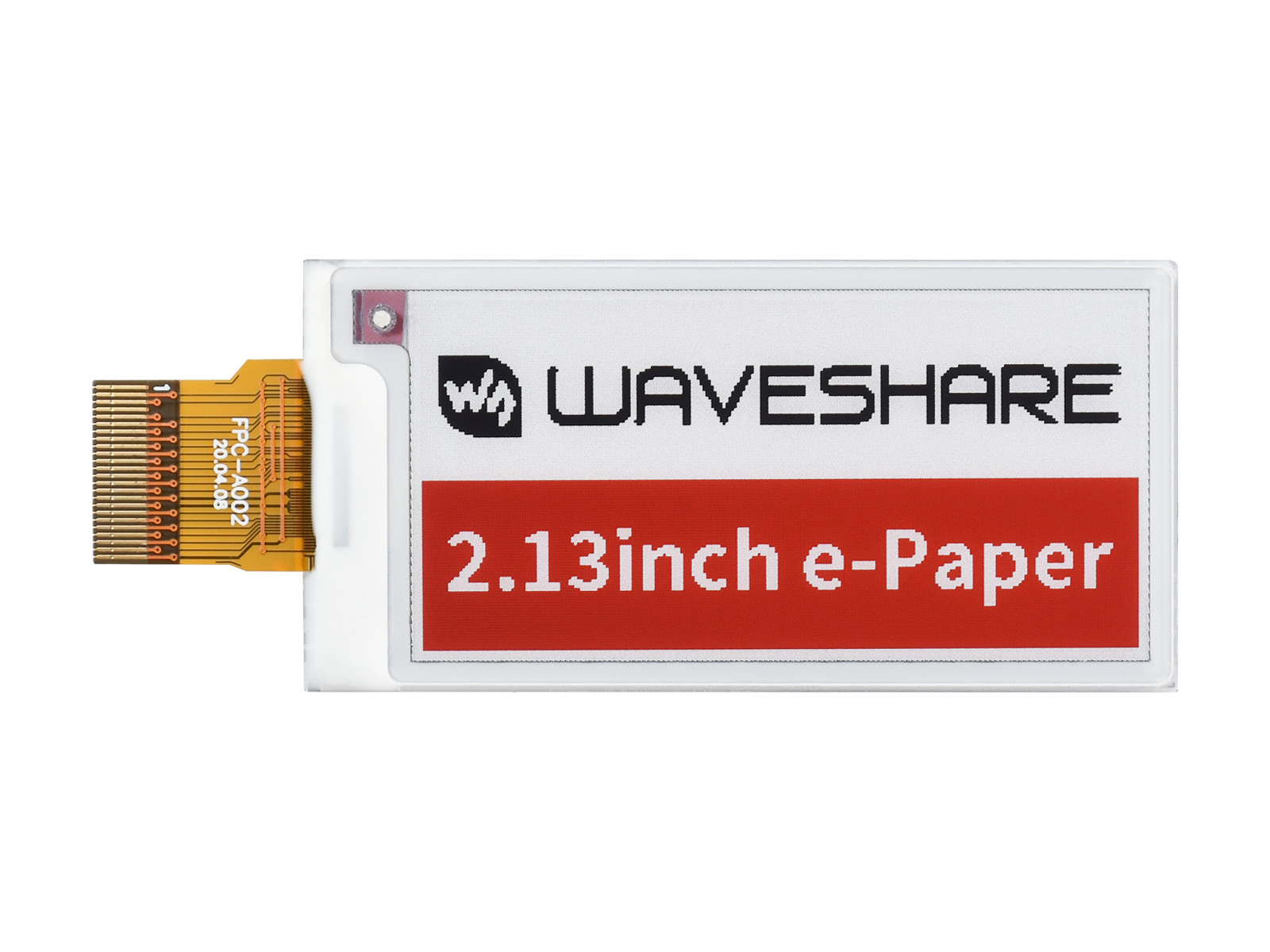 250x122, 2,13-Zoll E-Ink-Rohdisplay-Panel, dreifarbig