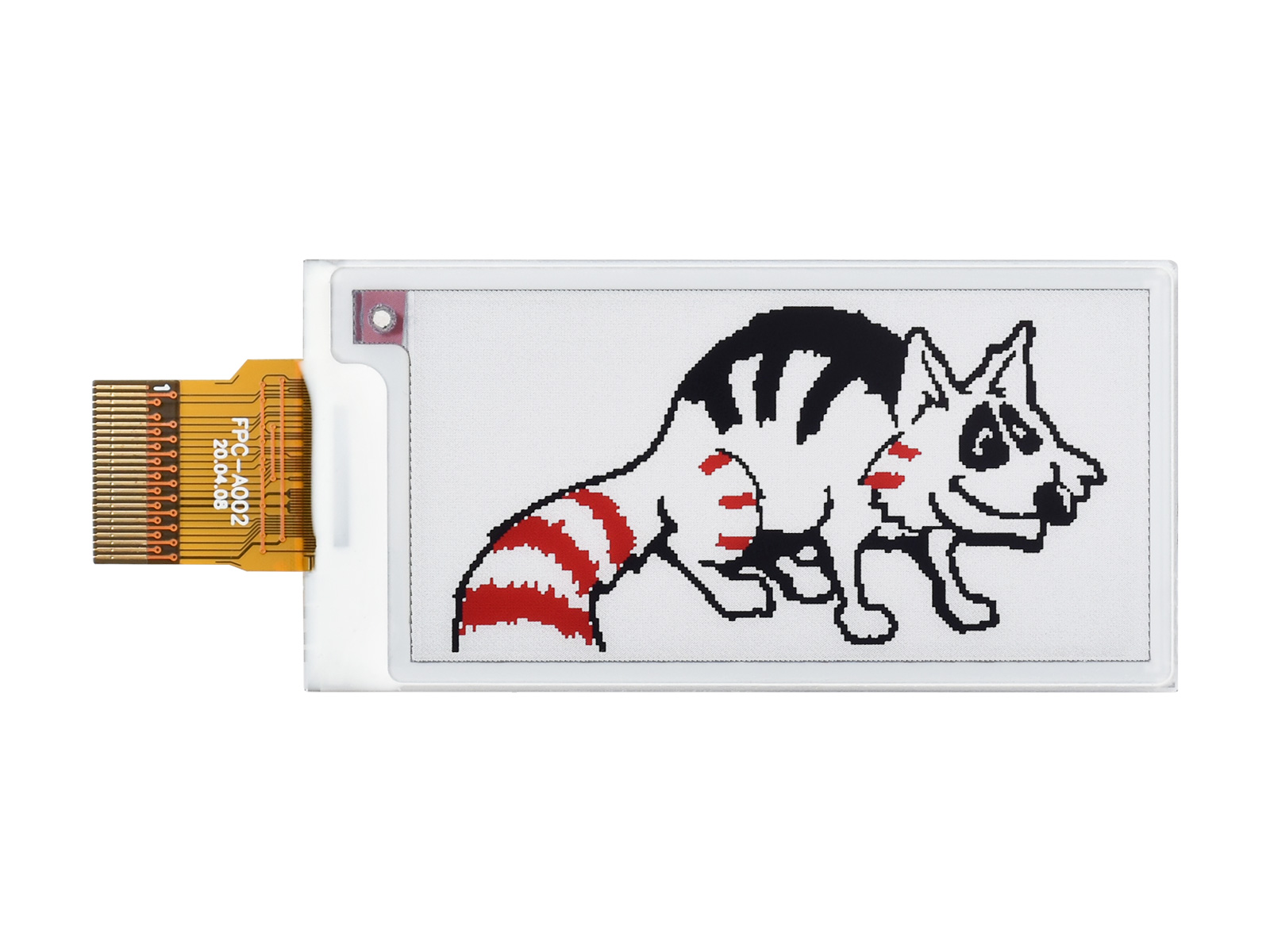 250x122, 2,13-Zoll E-Ink-Rohdisplay-Panel, dreifarbig