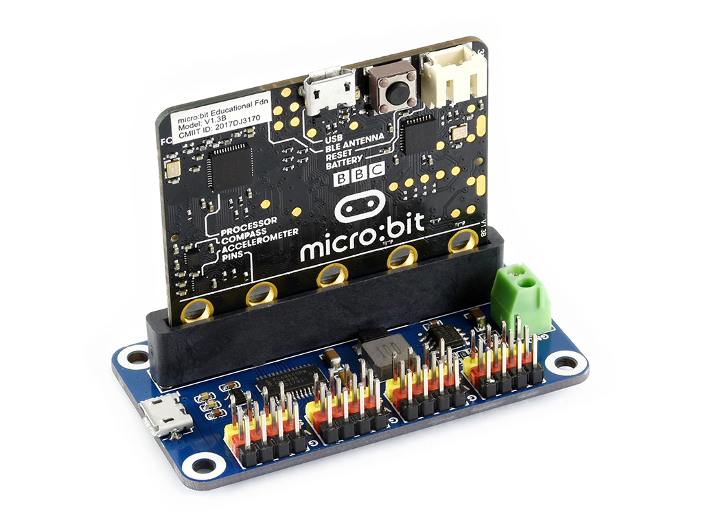 Servo-Treiber für micro:bit, 16-Kanal, 12-Bit, I2C