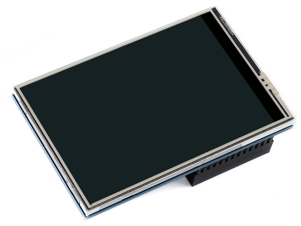 3,5-Zoll-Widerstandstouchdisplay (C) für Raspberry Pi, 480×320, 125 MHz Hochgeschwindigkeits-SPI