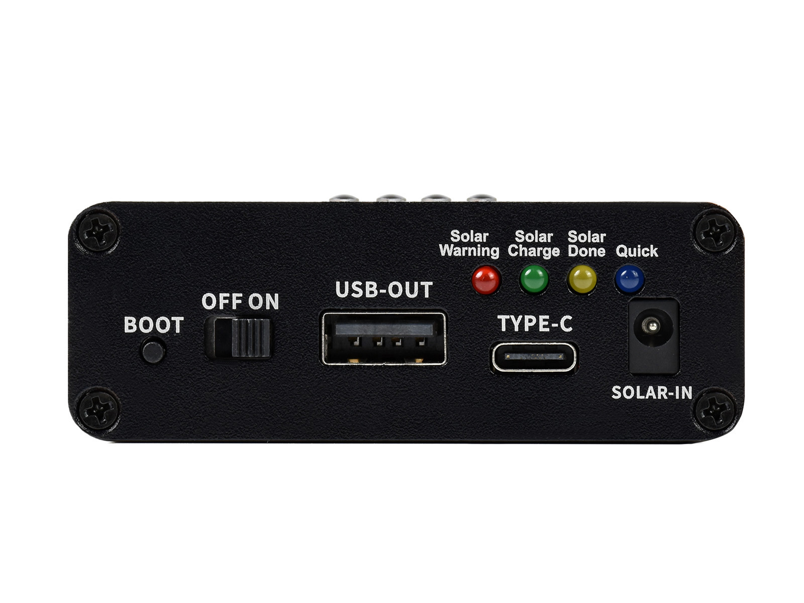 Solar-Manager (B), Eingebaute 10000mAh Li-Po-Batterie, Unterstützt 6V~24V Solarpaneele