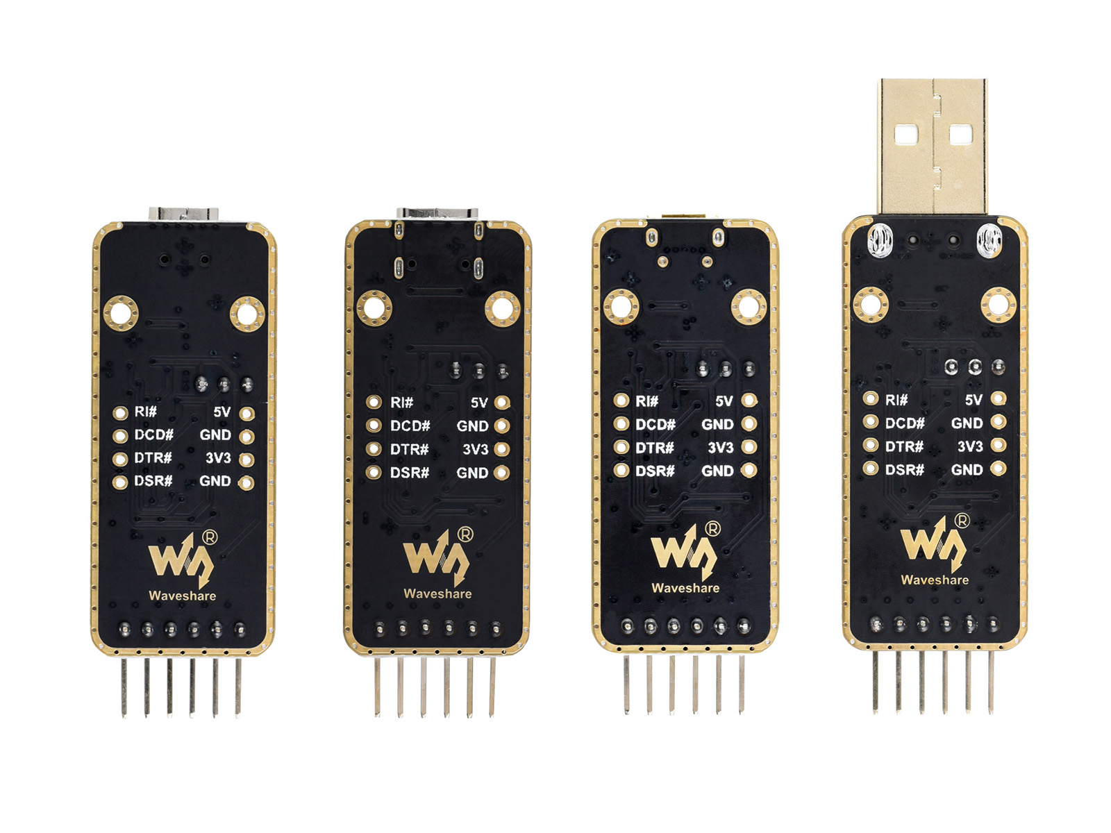 USB-zu-UART-Modul, Micro-/Mini-/Typ-A-/Typ-C-Anschlüsse, Hochgeschwindigkeitsübertragung