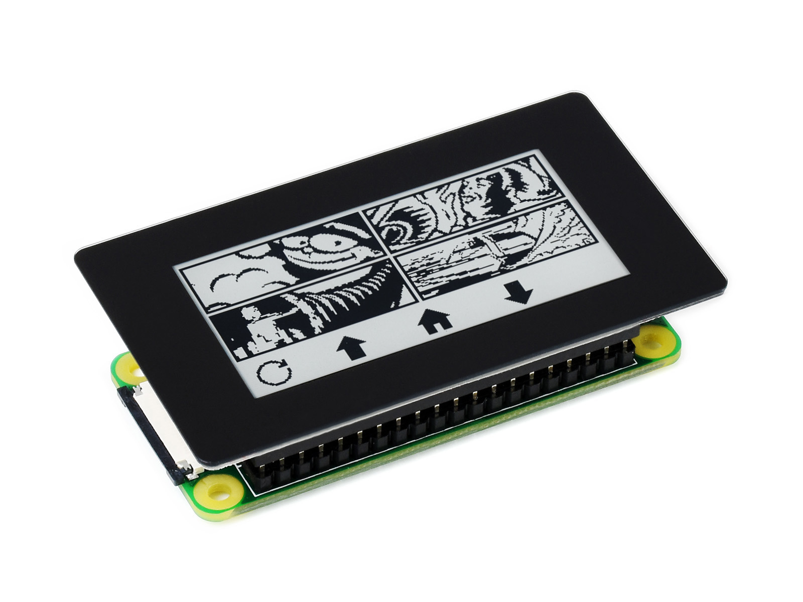 2,13-Zoll-Touch-e-Paper-HAT für Raspberry Pi, 250×122, Schwarz/Weiß, SPI