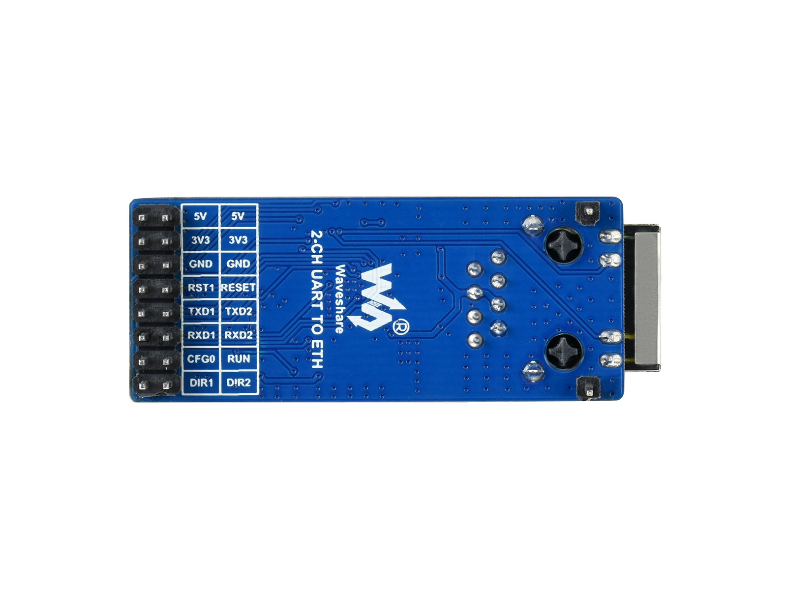 2-Kanal UART-zu-Ethernet-Konverter, transparentes Übertragungsmodul für serielle Schnittstellen