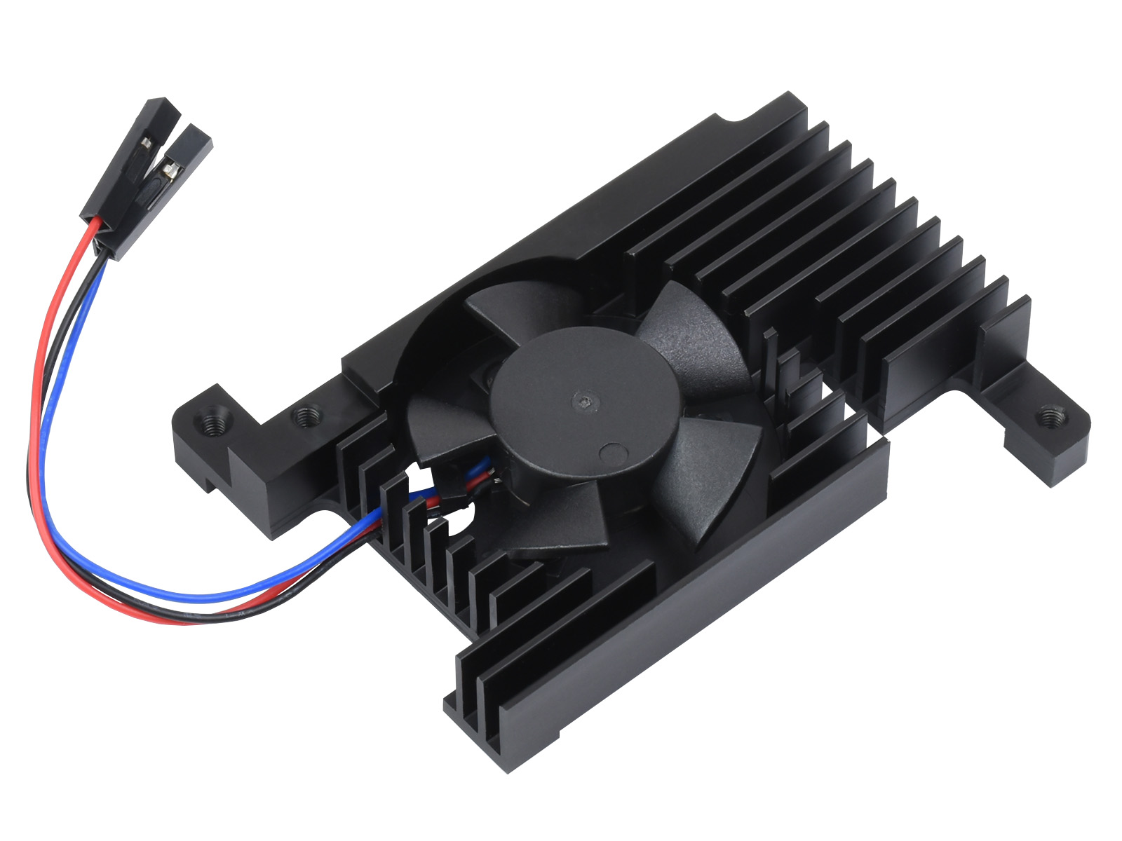 Dedizierter All-in-One-Aluminiumlegierung-Kühlventilator für Raspberry Pi 4B, PWM-Geschwindigkeitsregelung, bessere Kühlung