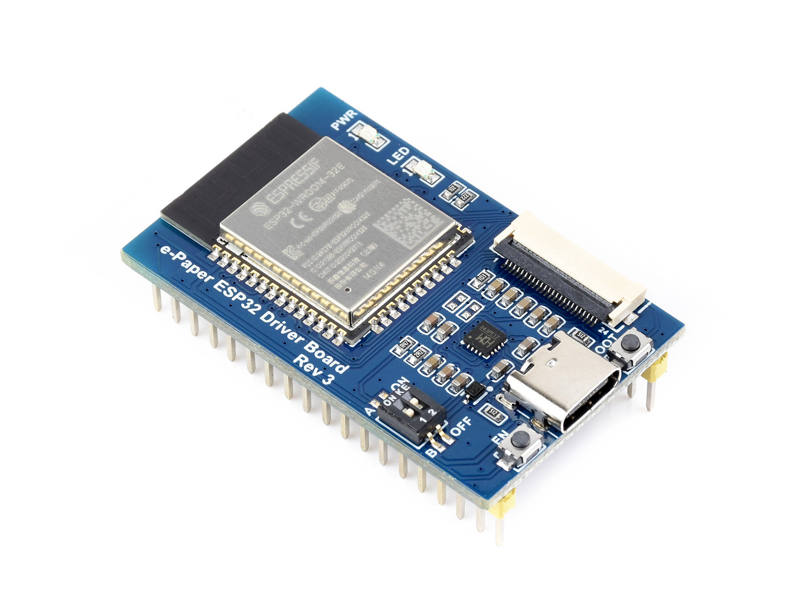 Universelle e-Paper Rohpanel-Treiberplatine, ESP32 WiFi / Bluetooth Wireless