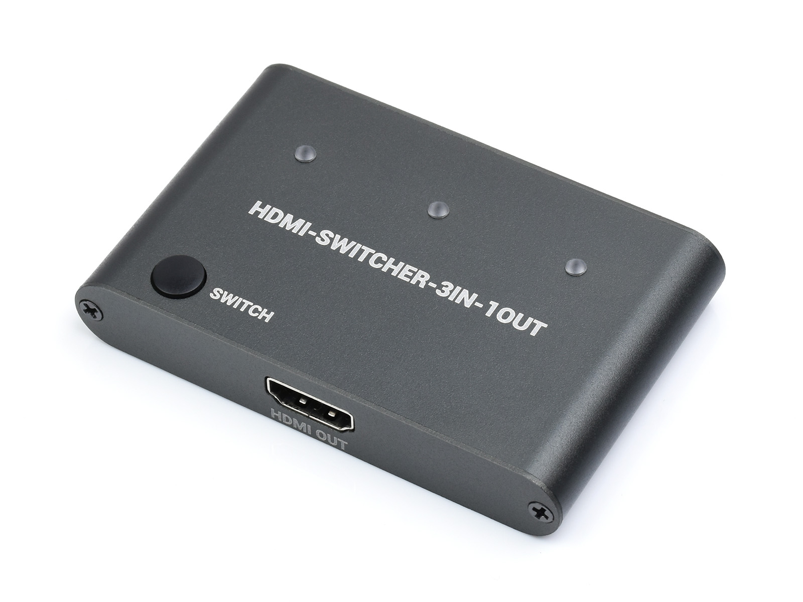 HDMI 4K Switcher, 3 Eingänge 1 Ausgang, Ein-Klick-Switch