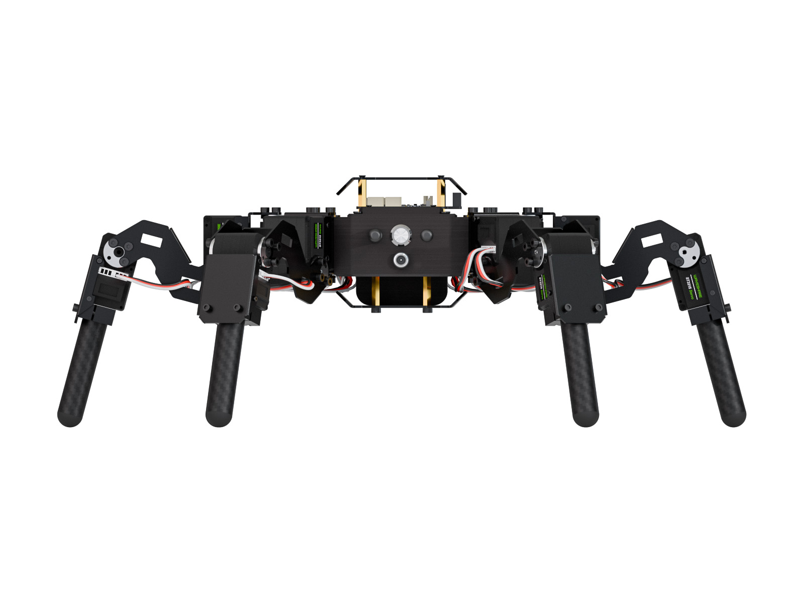 18-DOF HexArth Bionischer Sechsbein-Roboter, Open Source für ESP32, unterstützt Vektor-Bewegungssteuerung, Lagewinkel-Rotationssteuerung und Selbstbalancierungssteuerung