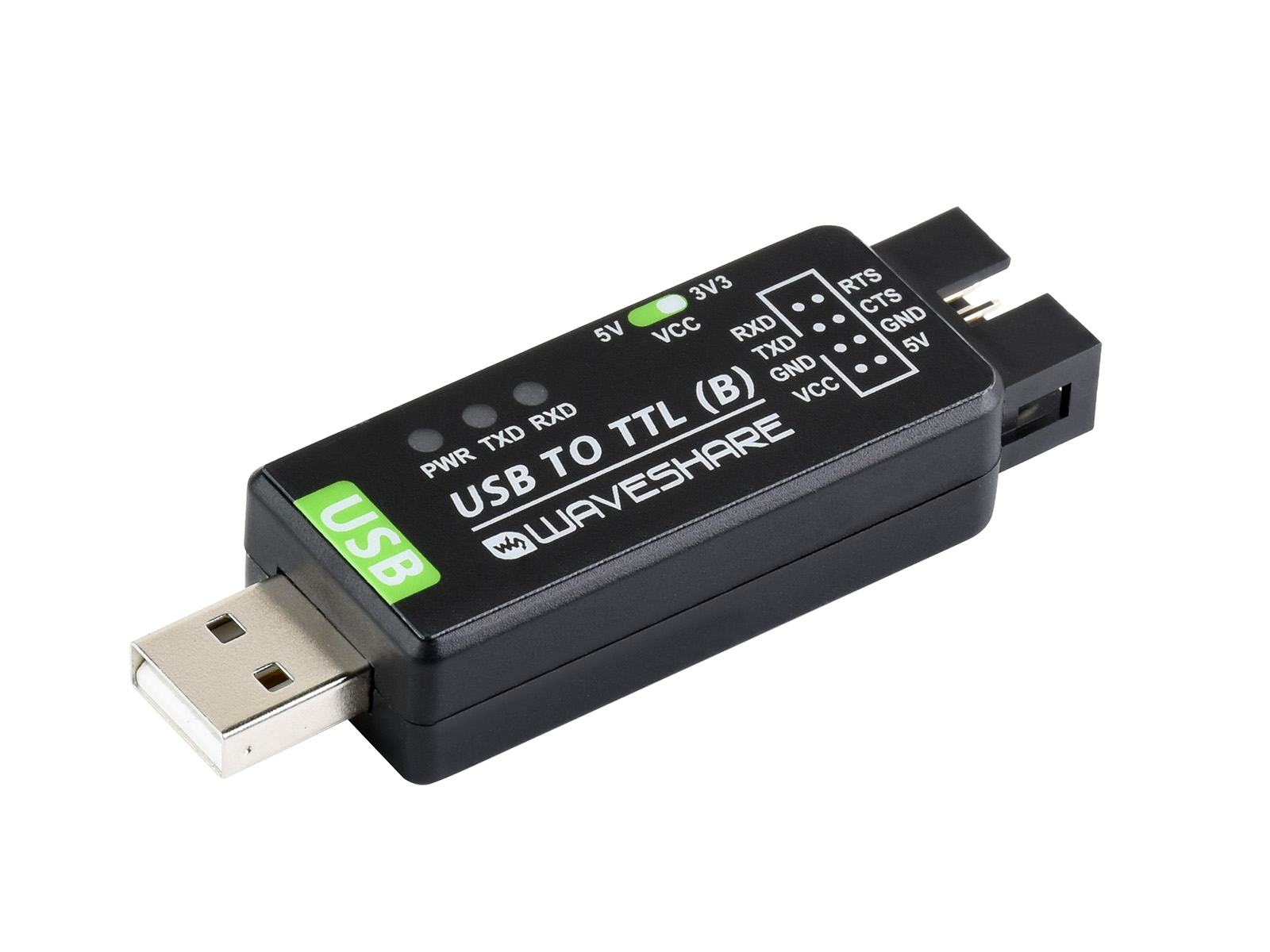 Industrieller USB-zu-TTL-Konverter, Original CH343G an Bord, Multi-Schutz & Systemunterstützung