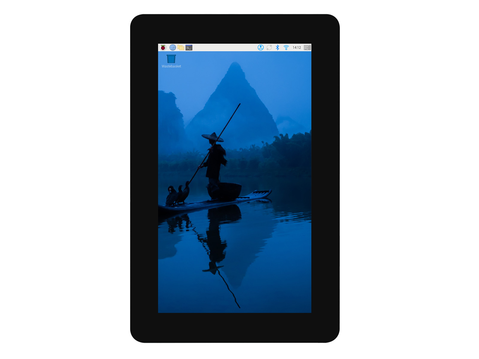 7-Zoll-DSI-Kapazitivtouchdisplay, 720×1280 Pixel, IPS-Panel, optisch gebundenes gehärtetes Glas, 10-Punkt-Touch, Anti-Fingerprint-Beschichtung, mit Gehäuse (optional)