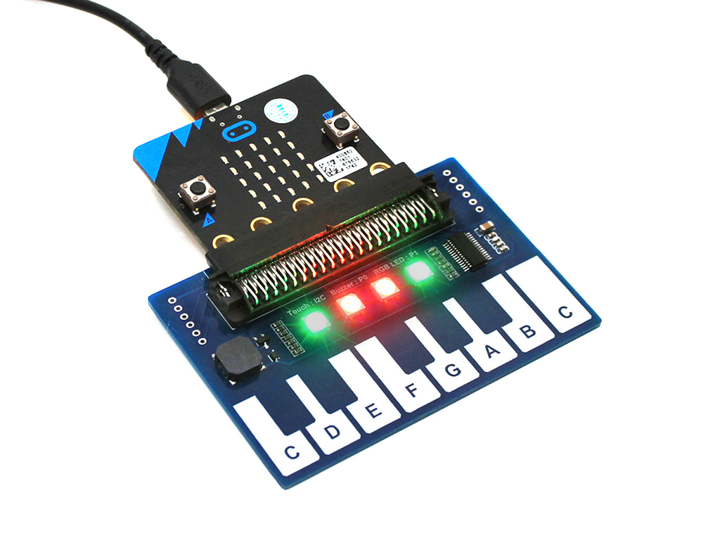 Mini-Piano-Modul für micro:bit, Touch-Tasten zum Abspielen von Musik